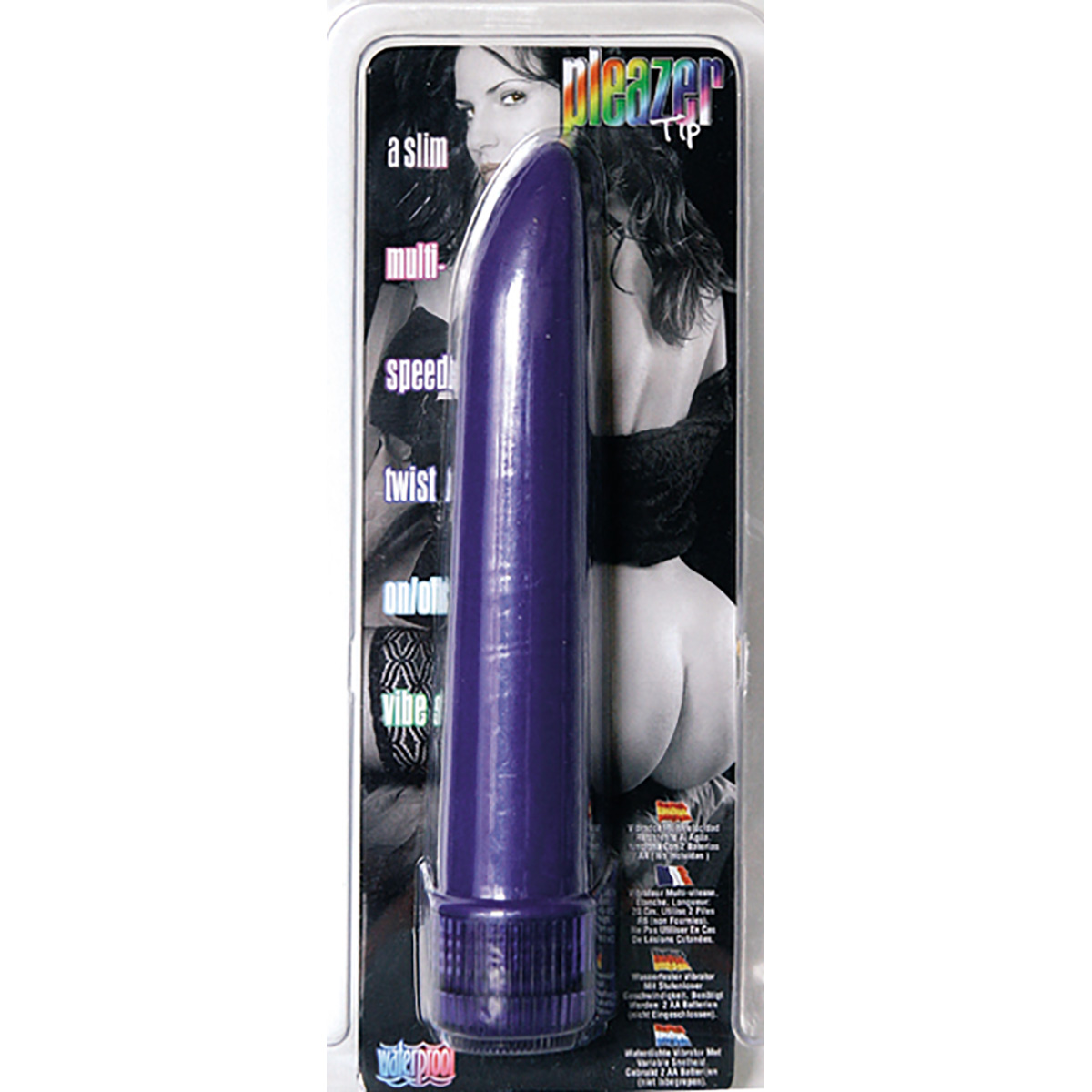Seven Creations Δονητής Pleaser Tip vibe purple 20cm